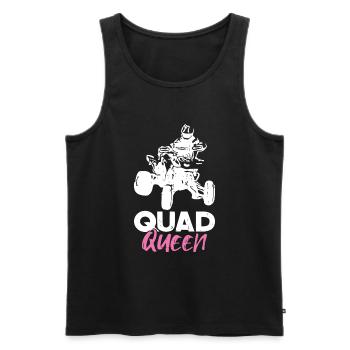 Quad Racing ATV Wheeler Dirt Road - Männer Premium Bio Tank Top - Schwarz - Vorne - AI Model Male 178 light (178cm)