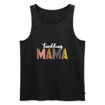 Tumbler Gymnast Girl Tumbler - Men's Premium Organic Tank Top - black - Front - AI Model Male 178 light (178cm)