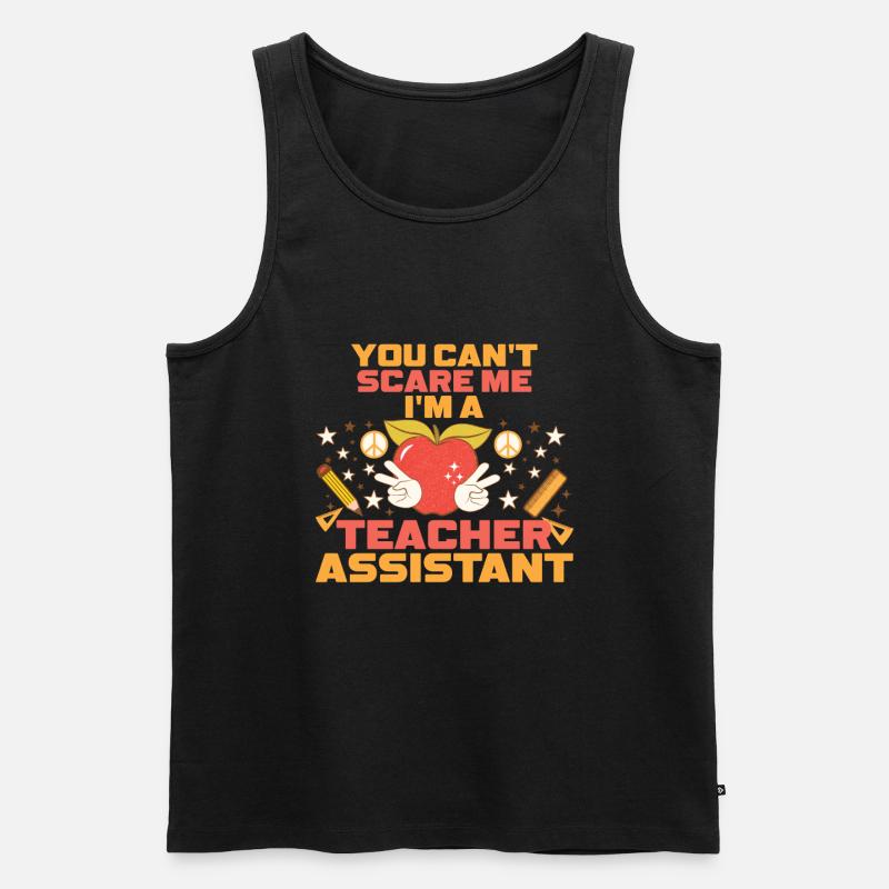 Teacher -Assistant Headmaster Teaching - Men's Premium Organic Tank Top - black