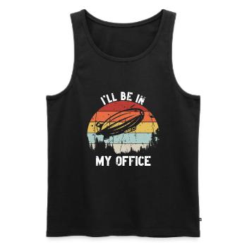 Zeppelin Flugzeugluftschiff Leitbarer Luftfahrt - Männer Premium Bio Tank Top - Schwarz - Vorne - Michal (187cm)