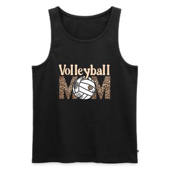 Volleyball Maman Volleyball Maman - Débardeur bio Premium Homme - noir - Devant - Michal (187cm)