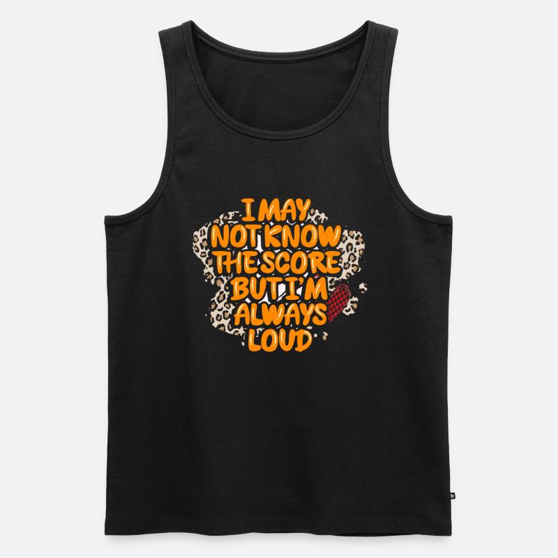 Volleyball Mutter Volleyball Mutter - Männer Premium Bio Tank Top - Schwarz