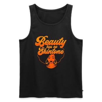 Schwarze Geschichte Monat Juneteenth Afroamerikane - Männer Premium Bio Tank Top - Schwarz - Vorne - Michal (187cm)