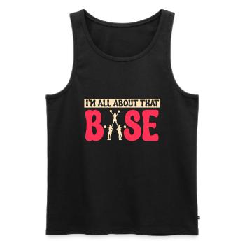 Cheerleading Girl Cheerleading Youth - Men's Premium Organic Tank Top - black - Front - Michal (187cm)