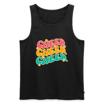Cheerleading Girl Cheerleading Youth - Men's Premium Organic Tank Top - black - Front - Michal (187cm)