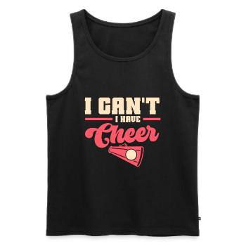 Cheerleading Girl Cheerleading Youth - Men's Premium Organic Tank Top - black - Front - Michal (187cm)