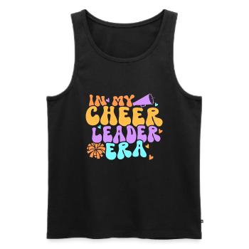 Pom-pom girl Cheerleading Jeunes - Débardeur bio Premium Homme - noir - Devant - AI Model Male 178 light (178cm)