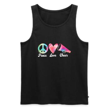 Cheerleading Girl Cheerleading Youth - Men's Premium Organic Tank Top - black - Front - Michal (187cm)