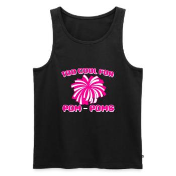 Cheerleadermädchen Cheerleading Jugend - Männer Premium Bio Tank Top - Schwarz - Vorne - Michal (187cm)