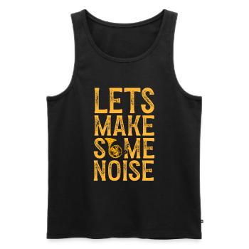 Französischer Horn -Spieler Hornist Messing Musik - Männer Premium Bio Tank Top - Schwarz - Vorne - Michal (187cm)