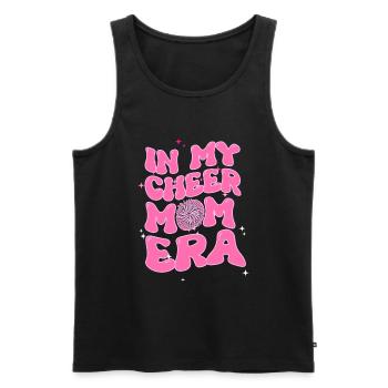 Cheer Maman Pom-pom girl Maman pom-pom girl - Débardeur bio Premium Homme - noir - Devant - Michal (187cm)