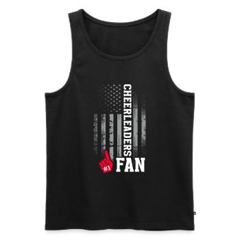 Cheer Papa Pom-pom girl Papa - Débardeur bio Premium Homme - noir - Devant - Michal (187cm)