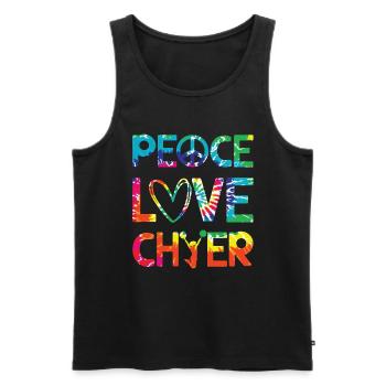 Cheerleadermädchen Cheerleading Jubel Jugend - Männer Premium Bio Tank Top - Schwarz - Vorne - Michal (187cm)