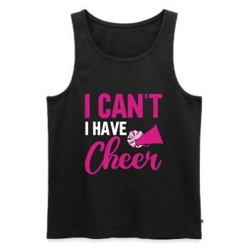 Cheerleadermädchen Cheerleading Jubel Jugend - Männer Premium Bio Tank Top - Schwarz - Vorne - Michal (187cm)