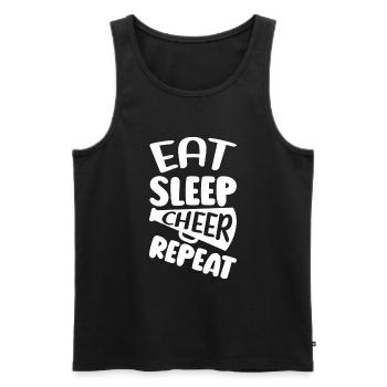Cheerleadermädchen Cheerleading Jubel Jugend - Männer Premium Bio Tank Top - Schwarz - Vorne - Michal (187cm)