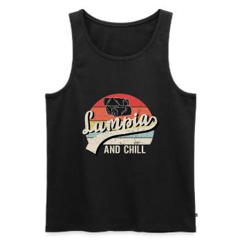 Philippines Lumpia Lovers Cuisine philippine - Débardeur bio Premium Homme - noir - Devant - Michal (187cm)