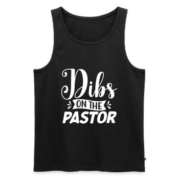 Pasteur Femme Jésus Appréciation de l’Église Chrétienne - Débardeur bio Premium Homme - noir - Devant - Michal (187cm)