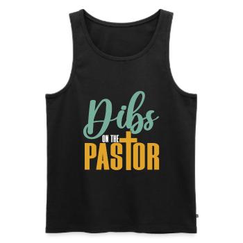 Pasteur Femme Jésus Appréciation de l’Église Chrétienne - Débardeur bio Premium Homme - noir - Devant - Michal (187cm)