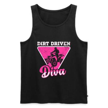 ATV Quad Bike Girl Allradfahrzeuge - Männer Premium Bio Tank Top - Schwarz - Vorne - AI Model Male 178 light (178cm)