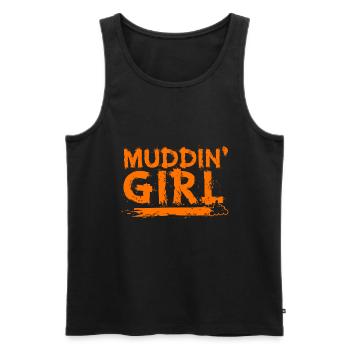 ATV Quad Bike Girl Allradfahrzeuge - Männer Premium Bio Tank Top - Schwarz - Vorne - AI Model Male 178 light (178cm)