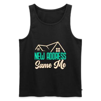 Neuer Hausbesitzer Hauswarmester Hausbesitzer - Männer Premium Bio Tank Top - Schwarz - Vorne - Michal (187cm)