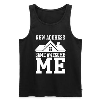 Neuer Hausbesitzer Hauswarmester Hausbesitzer - Männer Premium Bio Tank Top - Schwarz - Vorne - Michal (187cm)