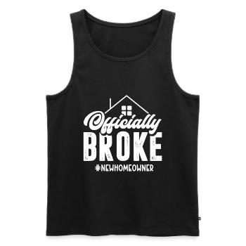 Neuer Hausbesitzer Hauswarmester Hausbesitzer - Männer Premium Bio Tank Top - Schwarz - Vorne - Michal (187cm)