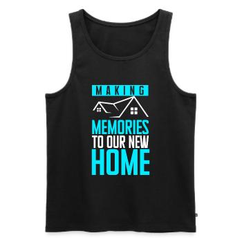 Neuer Hausbesitzer Hauswarmester Hausbesitzer - Männer Premium Bio Tank Top - Schwarz - Vorne - Michal (187cm)