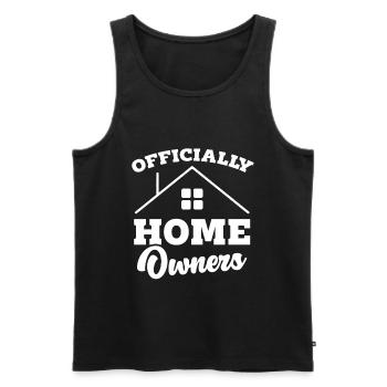 Neuer Hausbesitzer Hauswarmester Hausbesitzer - Männer Premium Bio Tank Top - Schwarz - Vorne - Michal (187cm)