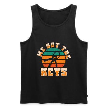 Neuer Hausbesitzer Hauswarmester Hausbesitzer - Männer Premium Bio Tank Top - Schwarz - Vorne - Michal (187cm)