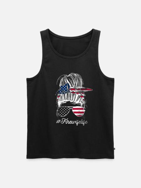 Firefighter Fire Crews ́ - Men's Premium Organic Tank Top - black