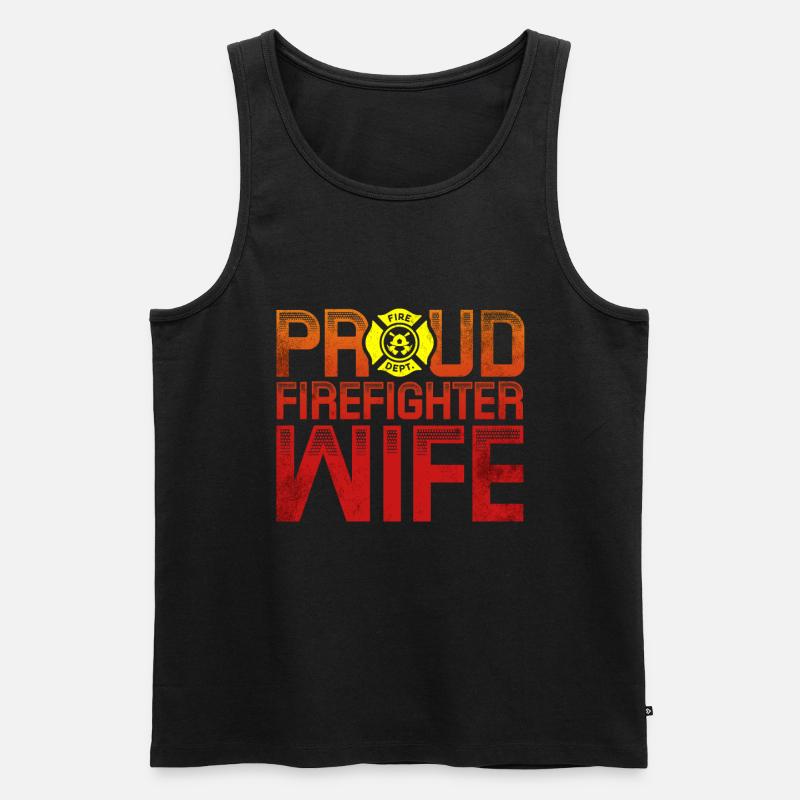 Firefighter Fire Crews ́ - Men's Premium Organic Tank Top - black