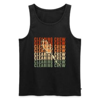 Housekeeping Week Geschenke Reinigungsliebhaber - Männer Premium Bio Tank Top - Schwarz - Vorne - Michal (187cm)