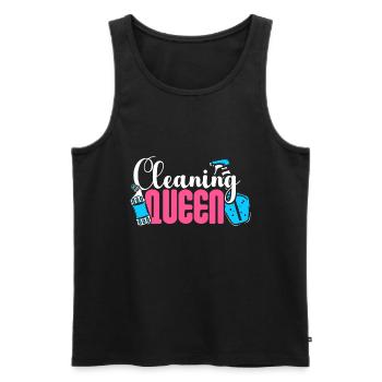 Housekeeping Week Geschenke Reinigungsliebhaber - Männer Premium Bio Tank Top - Schwarz - Vorne - Michal (187cm)