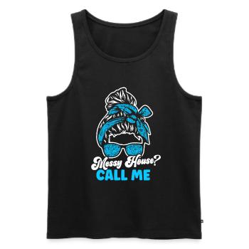 Housekeeping Week Geschenke Reinigungsliebhaber - Männer Premium Bio Tank Top - Schwarz - Vorne - Michal (187cm)