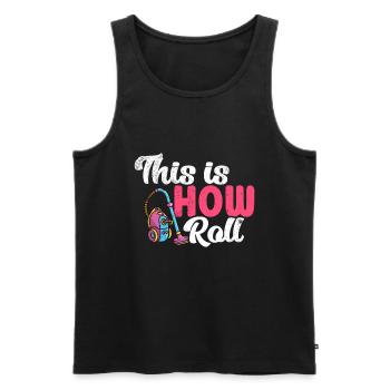 Housekeeping Week Geschenke Reinigungsliebhaber - Männer Premium Bio Tank Top - Schwarz - Vorne - Michal (187cm)