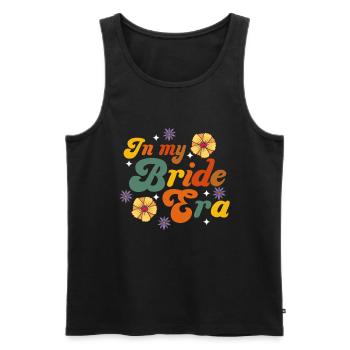Groovy Bride Bachelorette Bridal Shower - Débardeur bio Premium Homme - noir - Devant - Michal (187cm)
