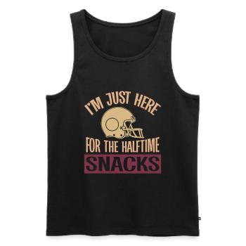 Soccer Dad Proud Soccer Dad Father's Day - Men's Premium Organic Tank Top - black - Front - Michal (187cm)