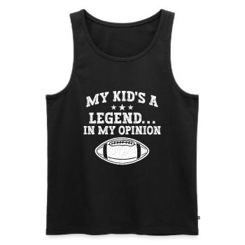 Soccer Dad Proud Soccer Dad Father's Day - Men's Premium Organic Tank Top - black - Front - Michal (187cm)