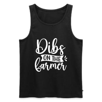 Ferme Femme Ferme Petite amie Agriculteurs Femme Campagne Ferme - Débardeur bio Premium Homme - noir - Devant - Michal (187cm)