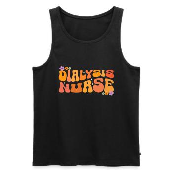 Dialyse Techniker Krankenschwester - Männer Premium Bio Tank Top - Schwarz - Vorne - Michal (187cm)