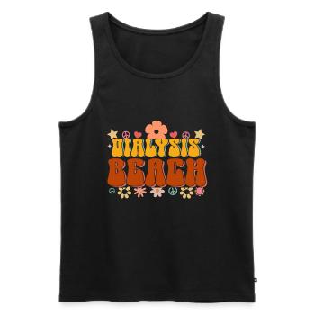 Dialyse Techniker Krankenschwester - Männer Premium Bio Tank Top - Schwarz - Vorne - Michal (187cm)