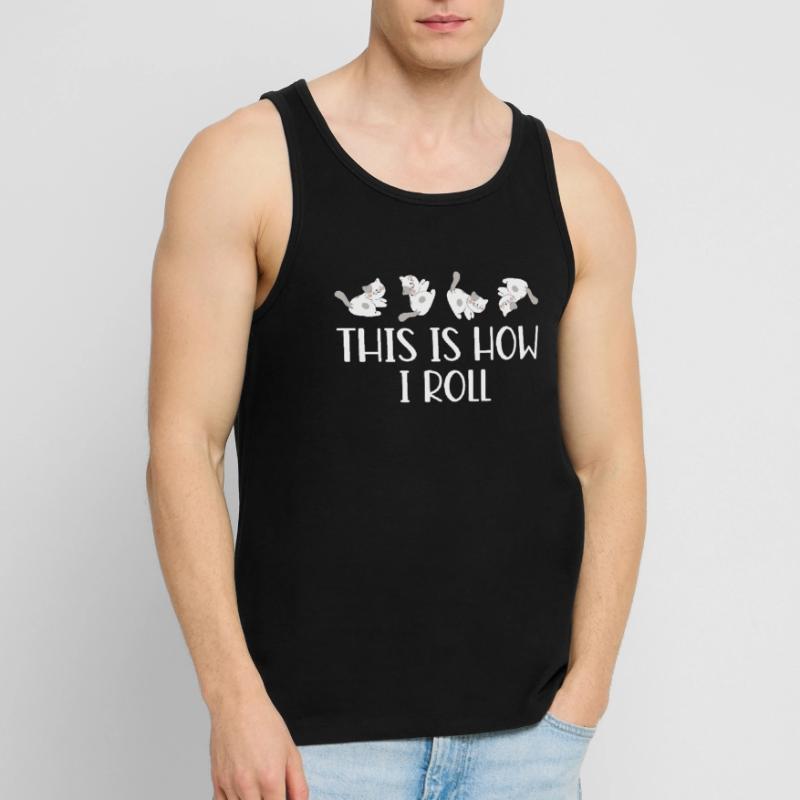 C'est comme ça que je roule mon doux chat Débardeur bio Premium Homme