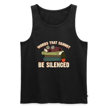 Banned Books Lovers Read Book Books - Men's Premium Organic Tank Top - black - Front - AI Model Male 178 light (178cm)