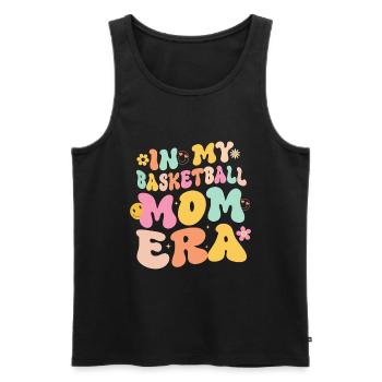 Basketball Mom Basketball Mama Süße Mutter - Männer Premium Bio Tank Top - Schwarz - Vorne - AI Model Male 178 light (178cm)