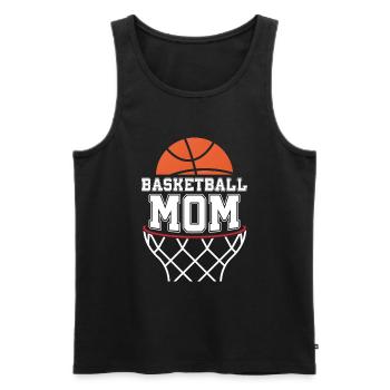Basketball Mom Basketball Mama Süße Mutter - Männer Premium Bio Tank Top - Schwarz - Vorne - AI Model Male 178 light (178cm)