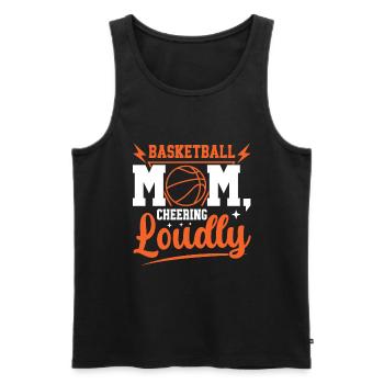 Basketball Mom Basketball Mama Süße Mutter - Männer Premium Bio Tank Top - Schwarz - Vorne - AI Model Male 178 light (178cm)