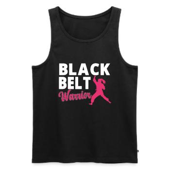 Karate Girl Martial Arts Women Karate Kick - Männer Premium Bio Tank Top - Schwarz - Vorne - AI Model Male 178 light (178cm)