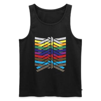 Karate Black Belt Martial Arts Karate Kick - Männer Premium Bio Tank Top - Schwarz - Vorne - AI Model Male 178 light (178cm)