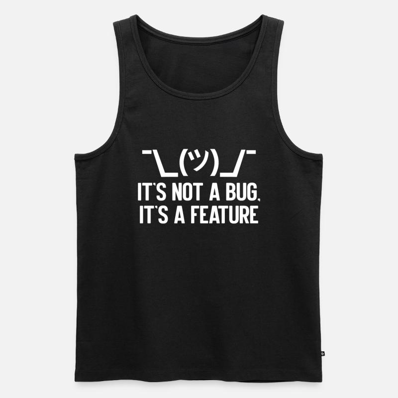 Software Developer, Computer Engineer, Nerd - Men's Premium Organic Tank Top - black